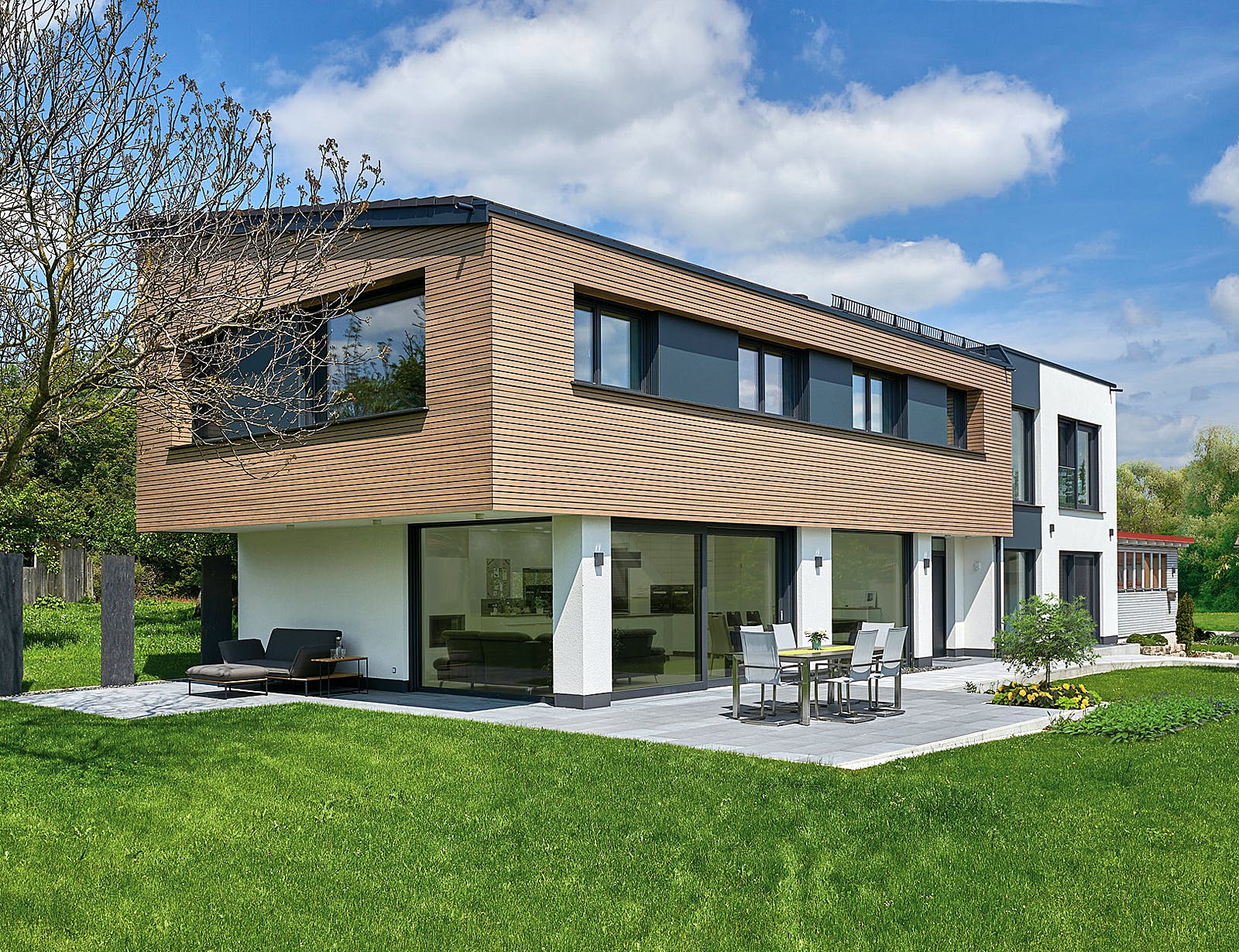 Fertighaus Haus Kaiserstraße von Keitel-Haus Schlüsselfertig ab 659800€, Cubushaus Außenansicht 1