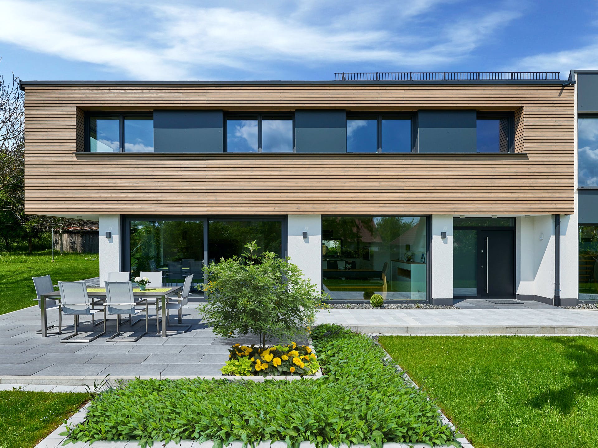 Fertighaus Haus Kaiserstraße von Keitel-Haus Schlüsselfertig ab 659800€, Cubushaus Außenansicht 2