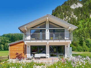 Fertighaus Haus Kofelblick von Keitel-Haus Schlüsselfertig ab 399321€, Satteldach-Klassiker Außenansicht 4