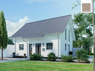 Massivhaus Familienhaus Esprit von Kern-Haus Schlüsselfertig ab 354900€, Satteldach-Klassiker Außenansicht 2