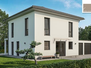 Massivhaus Stadtvilla Fino von Kern-Haus Schlüsselfertig ab 363900€, Stadtvilla Außenansicht 2