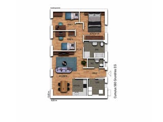 Massivhaus IDEAL 2560 von KONZEPTHAUS Schlüsselfertig ab 269700€, Bungalow Grundriss 1