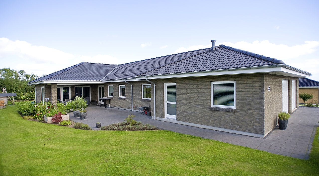 Fertighaus Lorenzen von Korte Holzbau, Bungalow Außenansicht 1