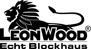 LéonWood® Holz-Blockhaus logo