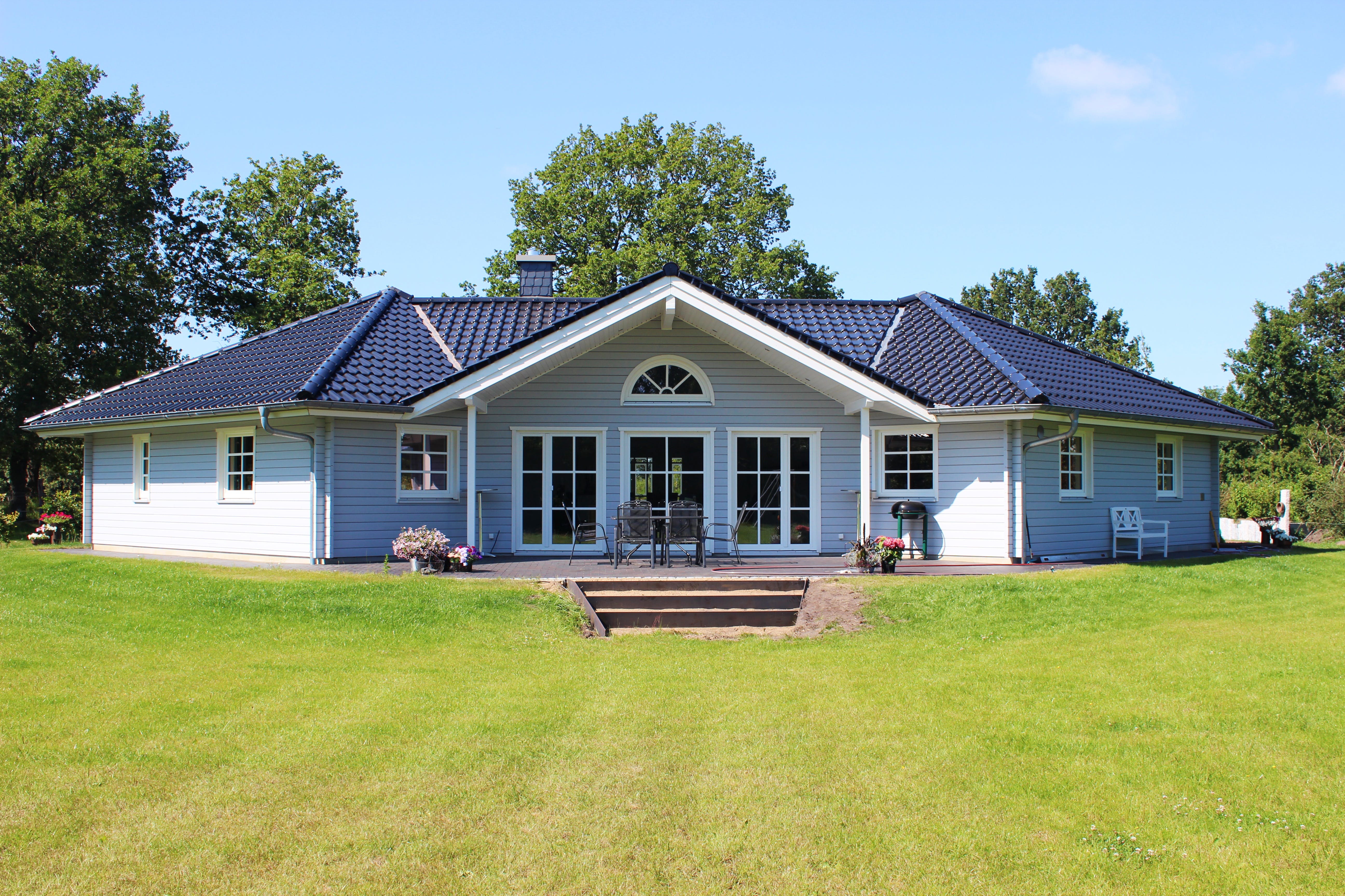 Blockhaus Lillehammer von Fjorborg Häuser Ausbauhaus ab 210806€, Blockhaus Außenansicht 2