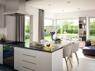 Fertighaus SOLUTION 204 V5 L von Living Fertighaus Schlüsselfertig ab 489357€, Stadtvilla Innenansicht 2