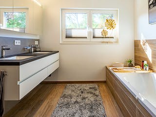 Fertighaus Flachdach 335 von LUXHAUS, Cubushaus Innenansicht 4