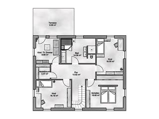 Massivhaus Maiestas von AUREA Massivhaus, Stadtvilla Grundriss 2