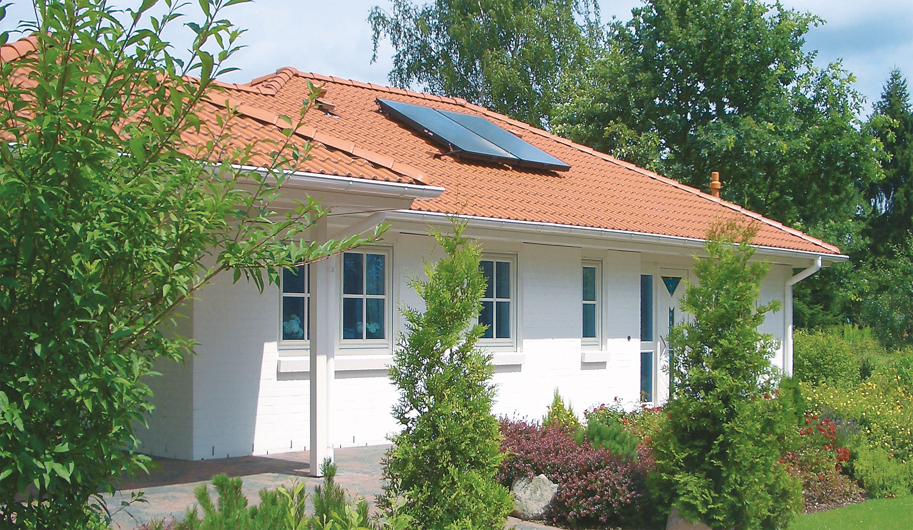 Fertighaus Mandö von Danhaus Deutschland Schlüsselfertig ab 306419€, Bungalow Außenansicht 2