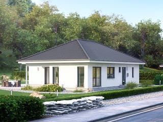 Fertighaus ComfortStyle 13.03 W von massa haus Ausbauhaus ab 160999€, Bungalow Außenansicht 3