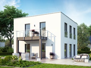 Fertighaus LifeStyle 14.04 F von massa haus Ausbauhaus ab 190999€, Cubushaus Außenansicht 4