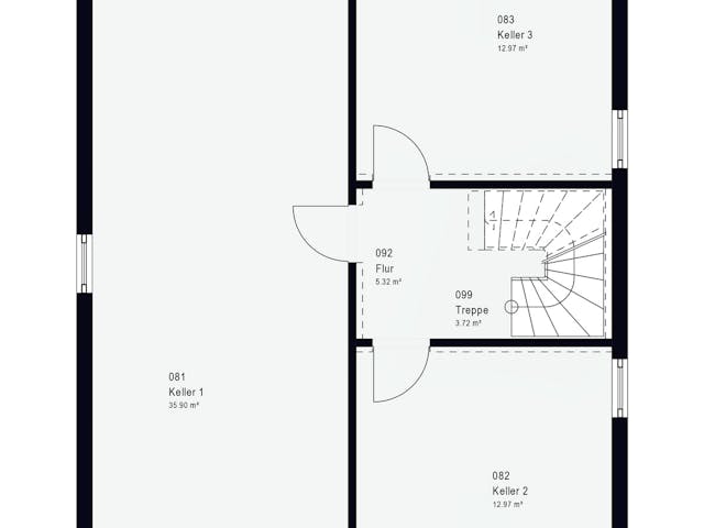 Fertighaus LifeStyle 14.04 F von massa haus Ausbauhaus ab 190999€, Cubushaus Grundriss 3