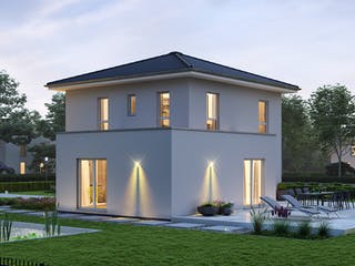 Fertighaus LifeStyle 15.02 W von massa haus Ausbauhaus ab 192999€, Stadtvilla Außenansicht 4
