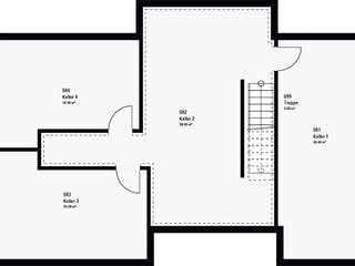 Fertighaus LifeStyle 19.04 F von massa haus Ausbauhaus ab 254999€, Cubushaus Grundriss 3