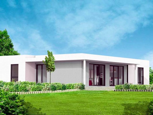 Massivhaus Bungalow 5 von Massive Wohnbau, Bungalow Außenansicht 1