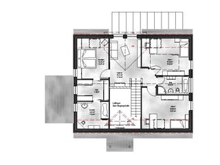 Massivhaus Einfamilienhaus Emilia von Massive Wohnbau, Satteldach-Klassiker Grundriss 2