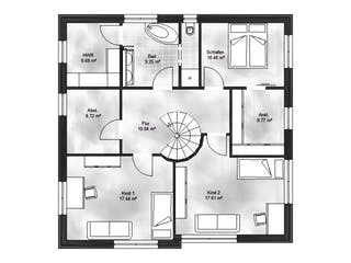 Massivhaus Stadtvilla 5 von Massive Wohnbau, Stadtvilla Grundriss 2