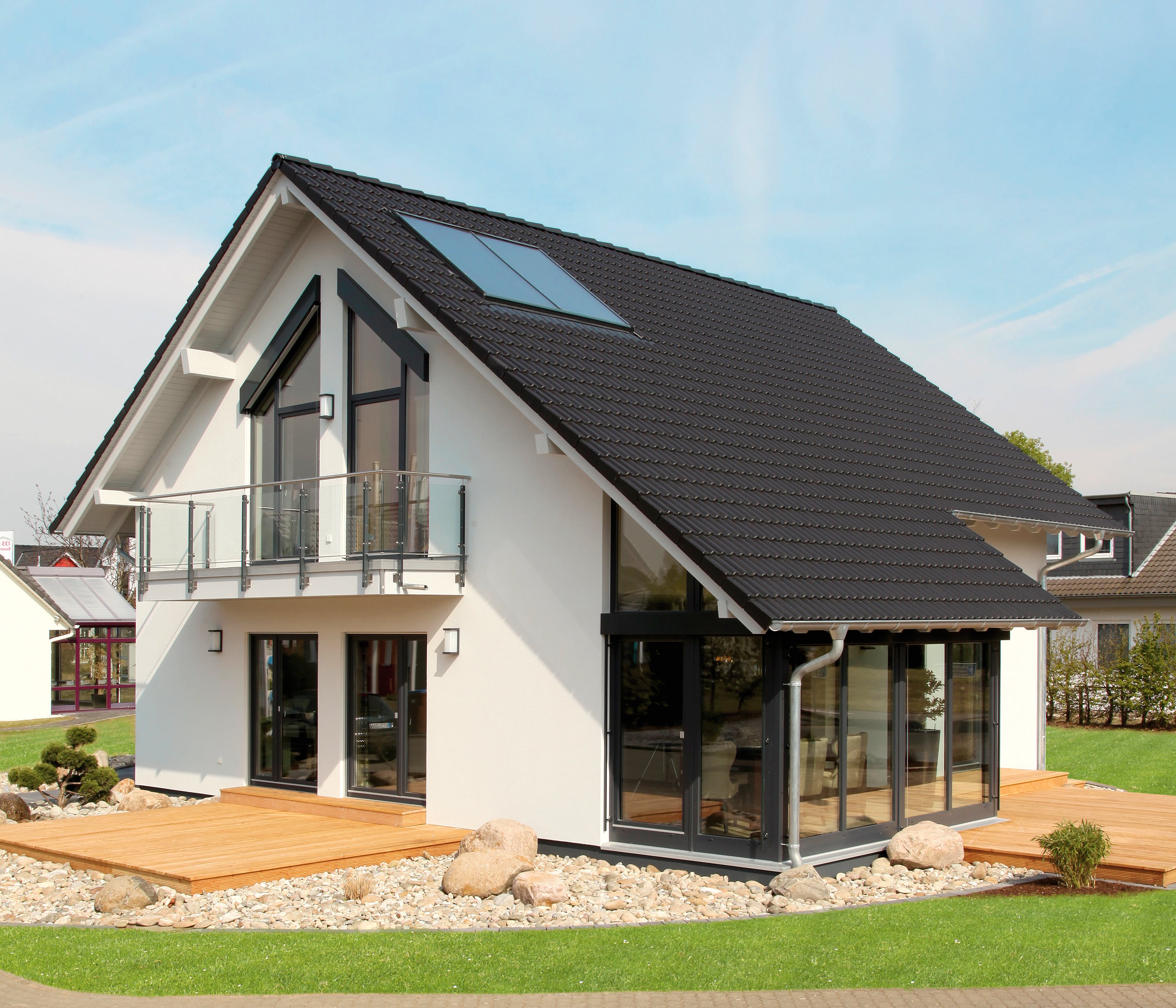 Fertighaus MH Mülheim-Kärlich - MEDLEY 3.0 - Sonderedition von FingerHaus Schlüsselfertig ab 423293€, Außenansicht 1