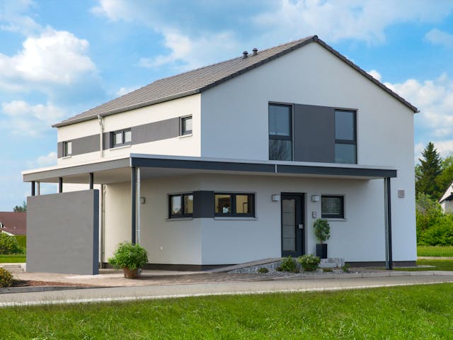 Fertighaus MH Berlin-Werder - MEDLEY 3.0 von FingerHaus Schlüsselfertig ab 394328€, Stadtvilla Außenansicht 1