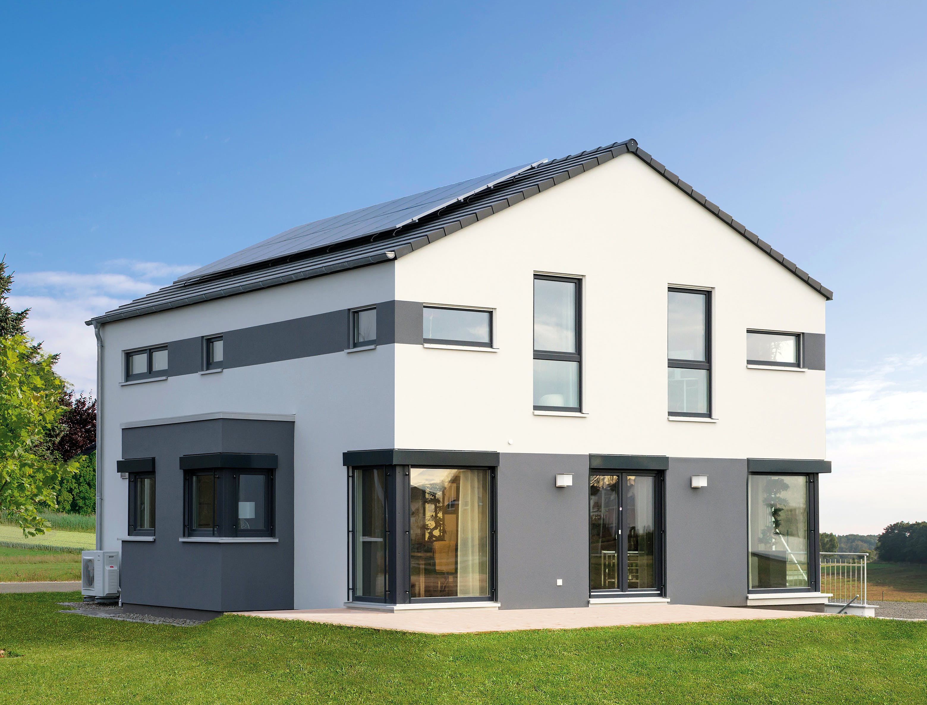 Fertighaus MH Berlin-Werder - MEDLEY 3.0 von FingerHaus Schlüsselfertig ab 385479€, Stadtvilla Außenansicht 2