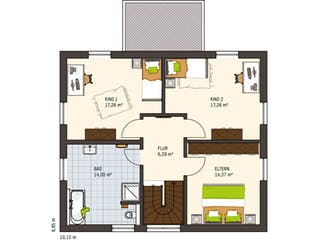 Fertighaus MEDLEY 3.0 211 W SE von FingerHaus, Stadtvilla Grundriss 2