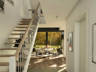 Fertighaus LINEAR mit Wintergarten von Meisterstück-HAUS, Satteldach-Klassiker Innenansicht 2