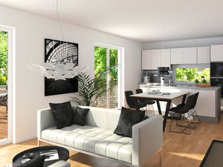 Fertighaus SweetHome2.0 von Meisterstück-HAUS, Satteldach-Klassiker Innenansicht 2