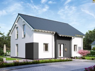 Fertighaus München von Fingerhut Haus Schlüsselfertig ab 431864€, Satteldach-Klassiker Außenansicht 1