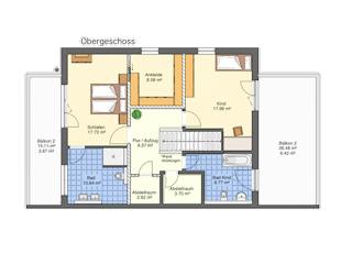 Massivhaus Flachdachhaus am Hang von Massivhaus Rhein Lahn, Cubushaus Grundriss 2