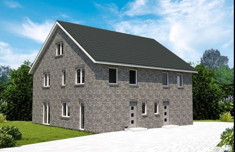Massivhaus 2NICE von Kagebau, Außenansicht 2