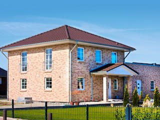 Massivhaus Adam Olearius 200 von Stoll Haus Schlüsselfertig ab 415400€, Stadtvilla Außenansicht 2