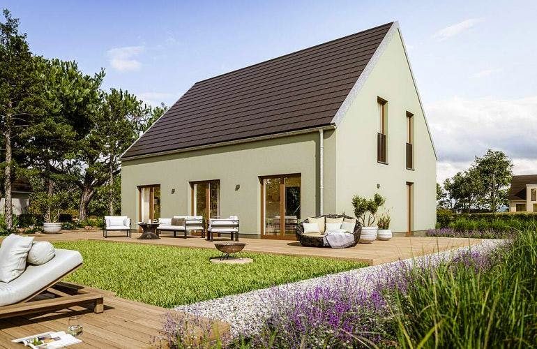 Massivhaus Alto 742 von Heinz von Heiden Schlüsselfertig ab 280945€, Außenansicht 1