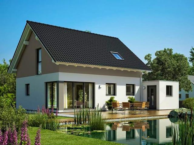 Massivhaus ARCHITEKTENHAUS LOOP CLASSIC von Kern-Haus Chemnitz Schlüsselfertig ab 285900€, Außenansicht 1 Massivhaus ARCHITEKTENHAUS LOOP CLASSIC von Kern-Haus Chemnitz Schlüsselfertig ab 285900€, Außenansicht 1