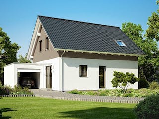 Massivhaus ARCHITEKTENHAUS LOOP CLASSIC von Kern-Haus Chemnitz Schlüsselfertig ab 285900€, Außenansicht 2