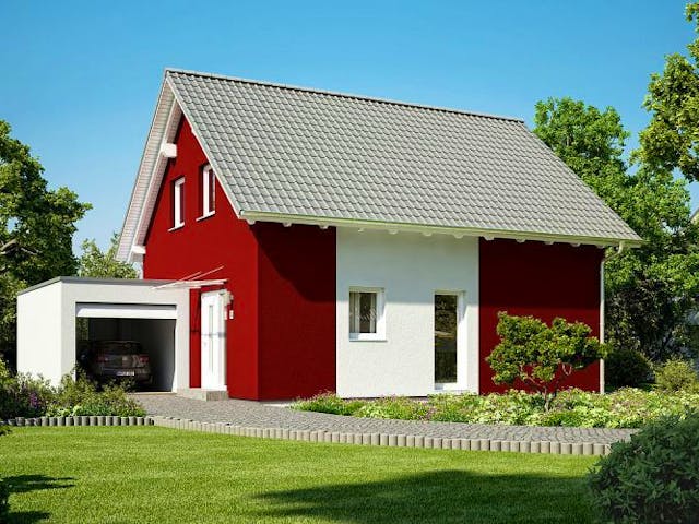 Massivhaus ARCHITEKTENHAUS LOOP PLUS von Kern-Haus Chemnitz Schlüsselfertig ab 285900€, Satteldach-Klassiker Außenansicht 1 Massivhaus ARCHITEKTENHAUS LOOP PLUS von Kern-Haus Chemnitz Schlüsselfertig ab 285900€, Satteldach-Klassiker Außenansicht 1