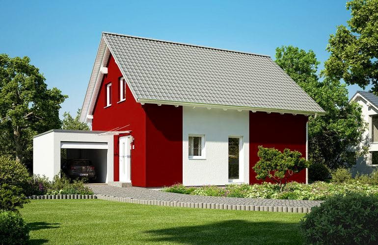 Massivhaus ARCHITEKTENHAUS LOOP PLUS von KHC Bauträger Schlüsselfertig ab 241900€, Außenansicht 1