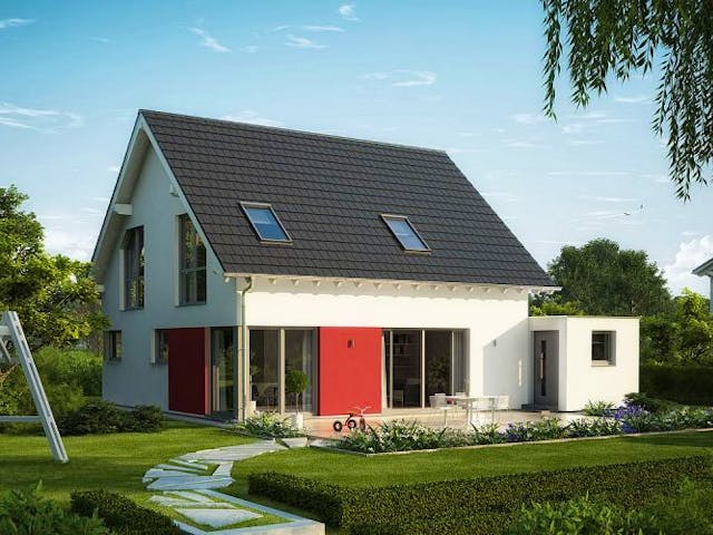 Massivhaus ARCHITEKTENHAUS LUNA PLUS von Kern-Haus Chemnitz Schlüsselfertig ab 332900€, Satteldach-Klassiker Außenansicht 1 Massivhaus ARCHITEKTENHAUS LUNA PLUS von Kern-Haus Chemnitz Schlüsselfertig ab 332900€, Satteldach-Klassiker Außenansicht 1