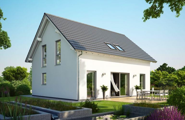 Massivhaus ARCHITEKTENHAUS SIGNUM von KHC Bauträger Schlüsselfertig ab 292900€, Außenansicht 1