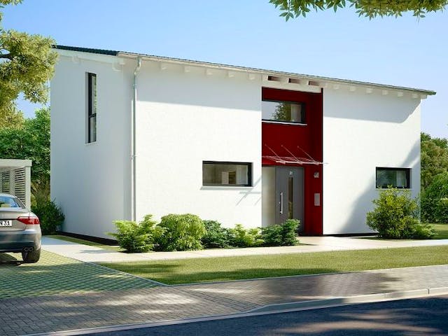 Massivhaus ARCHITEKTENHAUS VIO PLUS von KHC Bauträger Schlüsselfertig ab 389900€,  Außenansicht 2