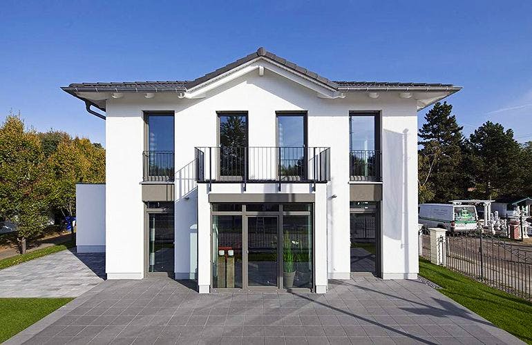 Massivhaus Arcus 153 von Heinz von Heiden Schlüsselfertig ab 252932€, Stadtvilla Außenansicht 1