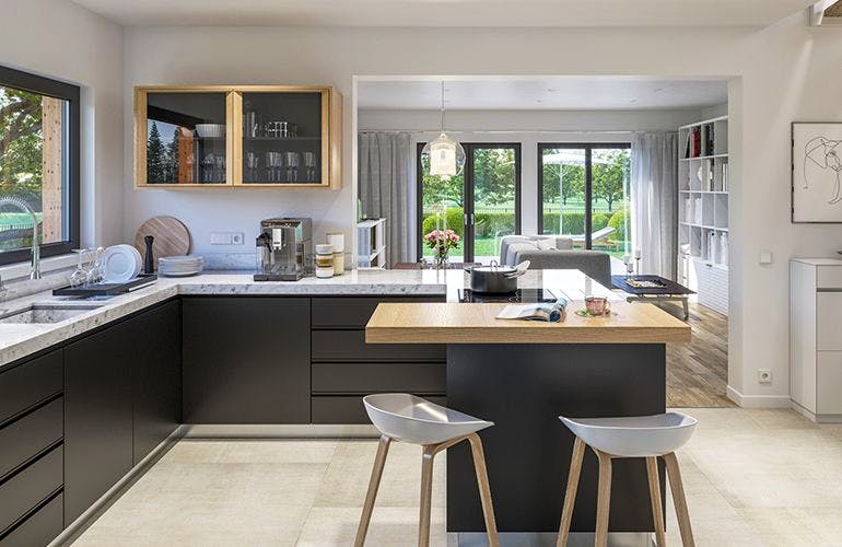 Fertighaus BALANCE 131 V3 von Bien-Zenker Schlüsselfertig ab 338716€, Cubushaus Innenansicht 1