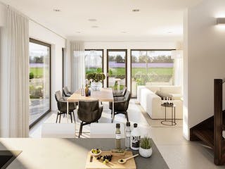 Fertighaus BALANCE 145 V2 von Bien-Zenker Schlüsselfertig ab 408302€, Satteldach-Klassiker Innenansicht 2