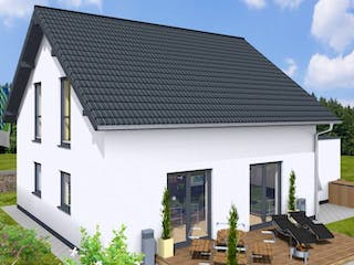 Massivhaus Basic 120 SD von Wäller-Haus Schlüsselfertig ab 244900€, Außenansicht 1