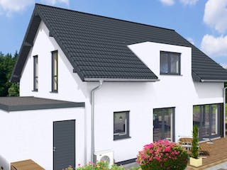 Massivhaus Basic 135 SD/FDG von Wäller-Haus Schlüsselfertig ab 284900€, Außenansicht 4