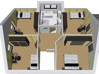 Massivhaus Basic 135 SD/FDG von Wäller-Haus Schlüsselfertig ab 284900€, Grundriss 2