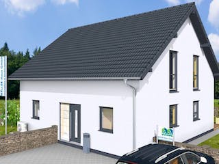 Massivhaus Basic 150 SD von Wäller-Haus Schlüsselfertig ab 319900€,  Außenansicht 4