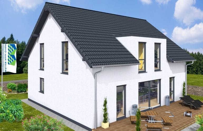 Massivhaus Basic 175 SD/FDG von Wäller-Haus, Außenansicht 1