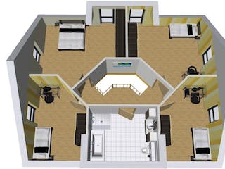 Massivhaus Basic 175 SD/FDG von Wäller-Haus,  Grundriss 2