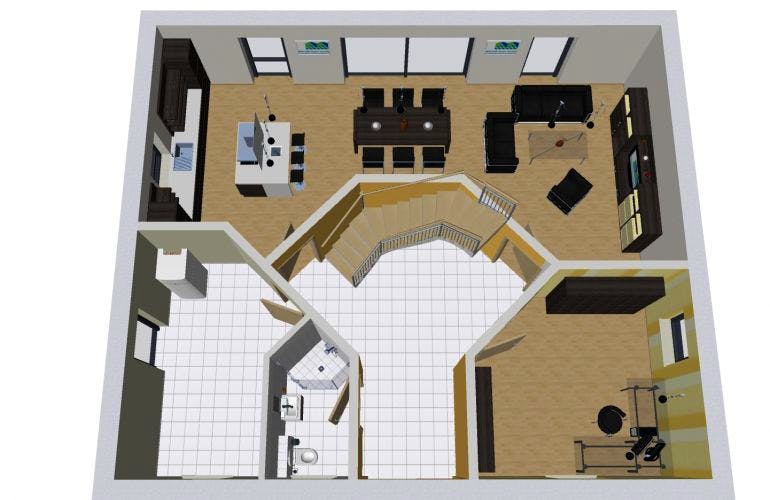 Massivhaus Basic 175 SD/FDG von Wäller-Haus, Grundriss 1