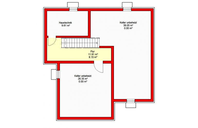 Massivhaus Berlin 164 von PRO-IM Neo, Cubushaus Grundriss 1